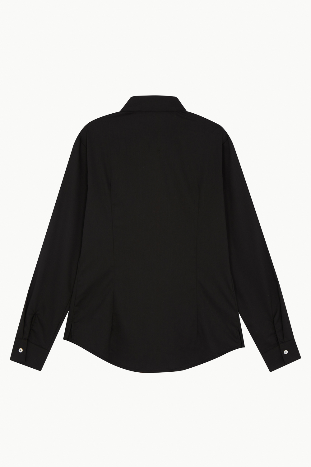 SST&C Black Basic Slim Fit Shirt | 7562211003  (Outlet)_9