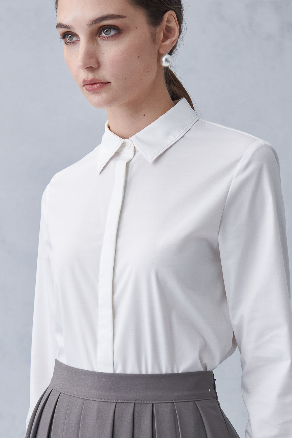 SST&C White Trim Shirt | 7562211004  (Outlet)_1