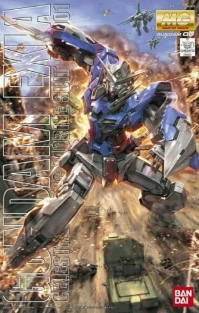 BANDAI 1/100 MG 能天使鋼彈 機動戰士 鋼彈OO 組裝模型_0
