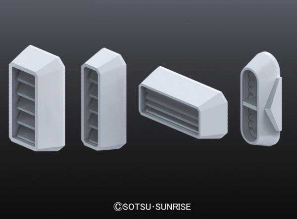 BANDAI BUILDERS PARTS 改造配件 MS 散熱裝置 散熱口 01_1