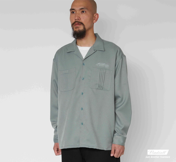 Radiall Monte Carlo Open Collared Shirt L/S毛料斜紋布開襟襯衫 NT$5,610