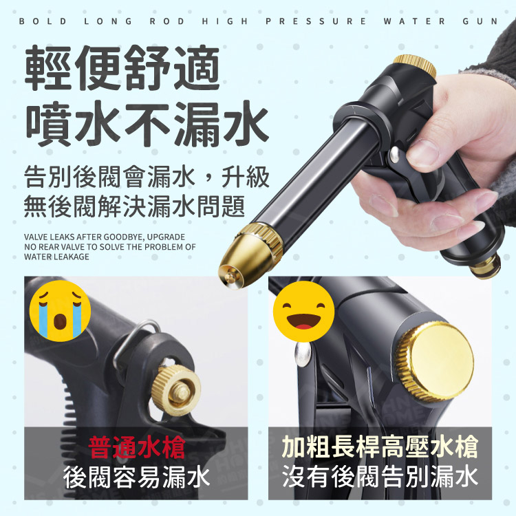 加粗長桿高壓水槍 多規格 洗車水槍 洗車器 洗車槍 澆花水槍 水槍套裝 沖洗水槍 清洗槍【ZT0103】《約翰家庭百貨_7