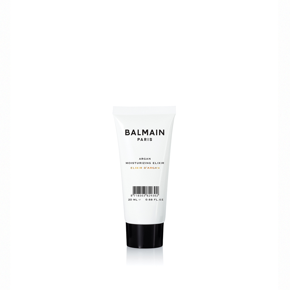 BALMAIN 蜜棕化妝包(摩洛哥堅果保濕精華20ML+豐盈清爽護髮噴霧50ML+海鹽質地改變噴霧50ML+蜜棕髮圈)_2