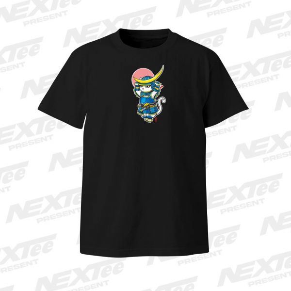 NEXTee KONEKO The Daimyo Masamune 伊達正宗 短袖T恤 白色＆黑色_3