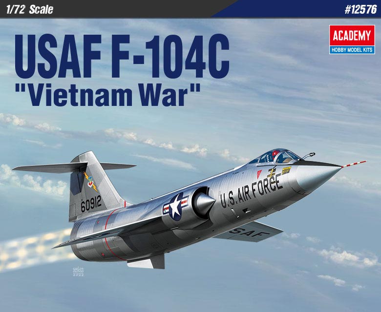 FA12576 1/72 USAF F-104C "Vietnam War"_0