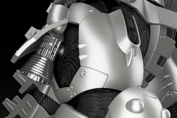 [多色分色] AOSHIMA 青島 機械哥吉拉 MechaGodzilla / MFS-3 3式機龍 三式機龍 組裝模型_7