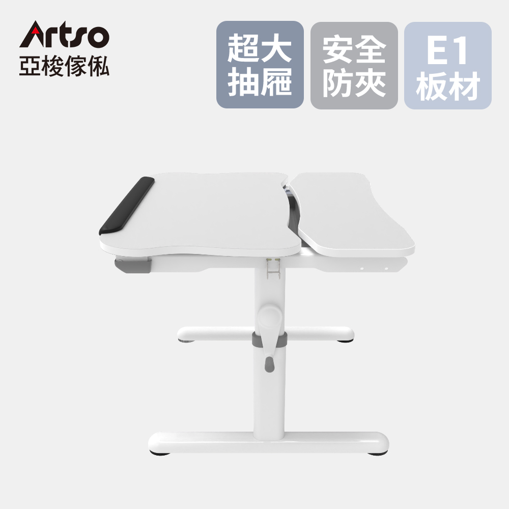 【網路獨家】Easy One_80公分-兒童學習成長桌-日本灰_3