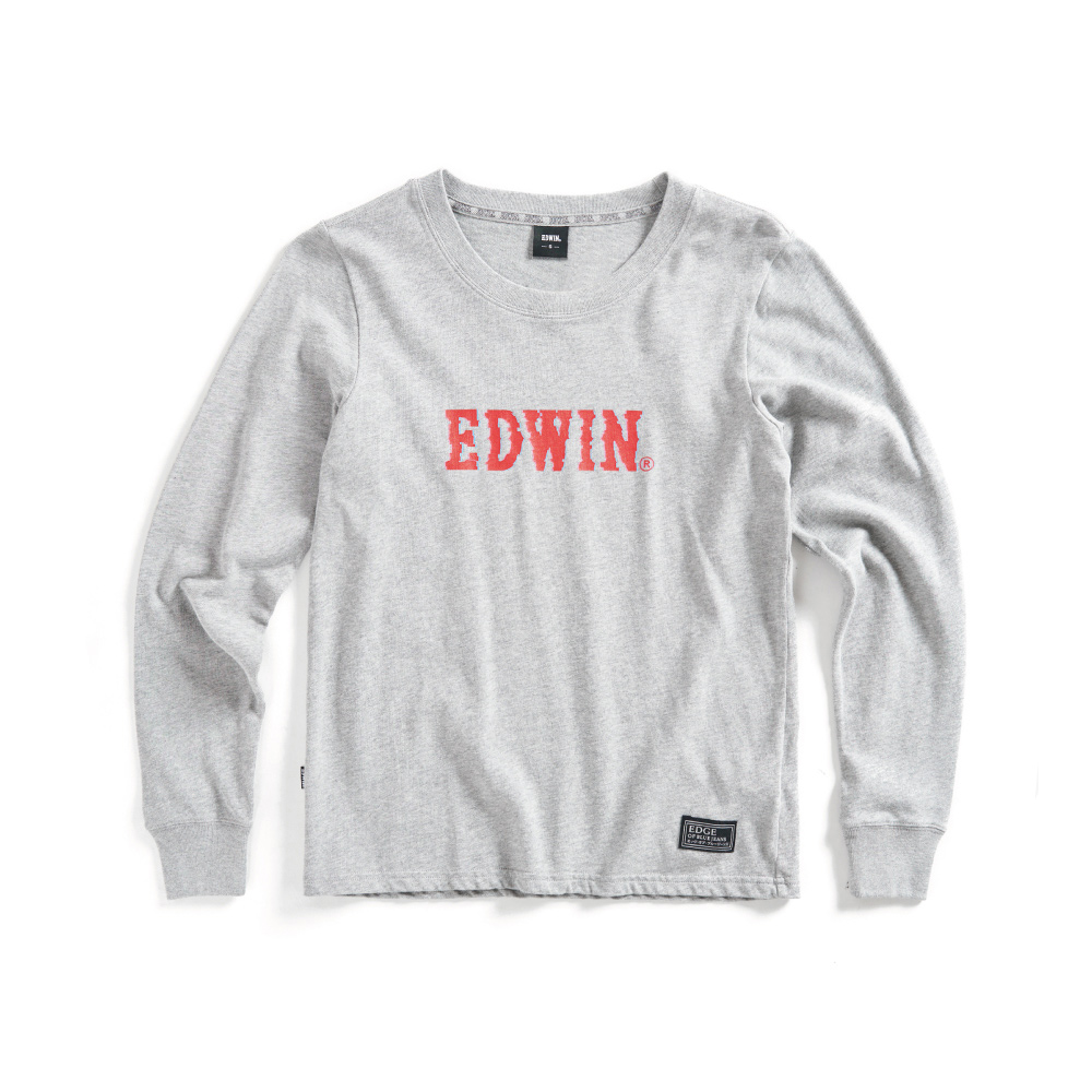 EDWIN｜EDGE｜男裝｜電波風格印花薄長袖T恤