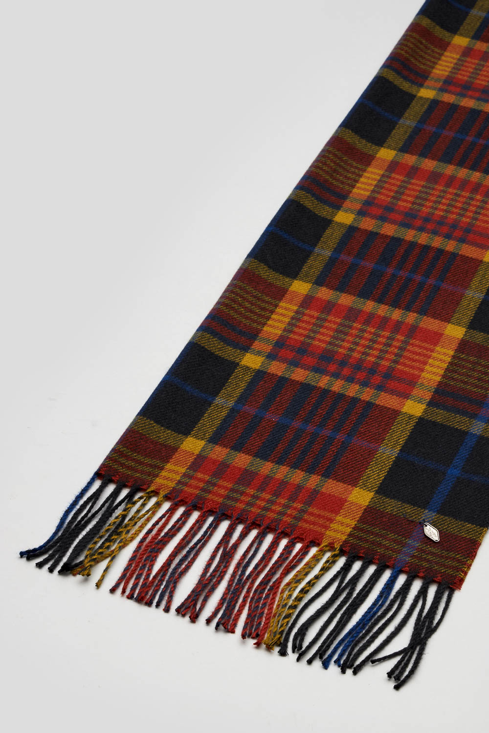 SST&C Orange Check Pattern Scarf | 9462211002  (Outlet)_1