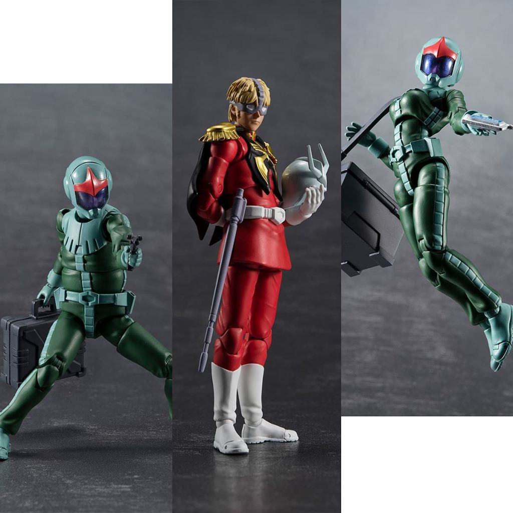[特典版] Megahouse G.M.G 機動戰士鋼彈 吉翁公國軍04~06 標準服裝士兵&夏亞·阿茲納布爾 套組_3