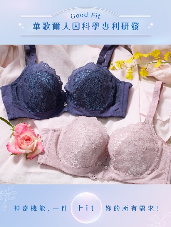 華歌爾-摩奇X-GOOD FIT系列 B-E罩杯內衣(星空藍) ZB4614ND_6