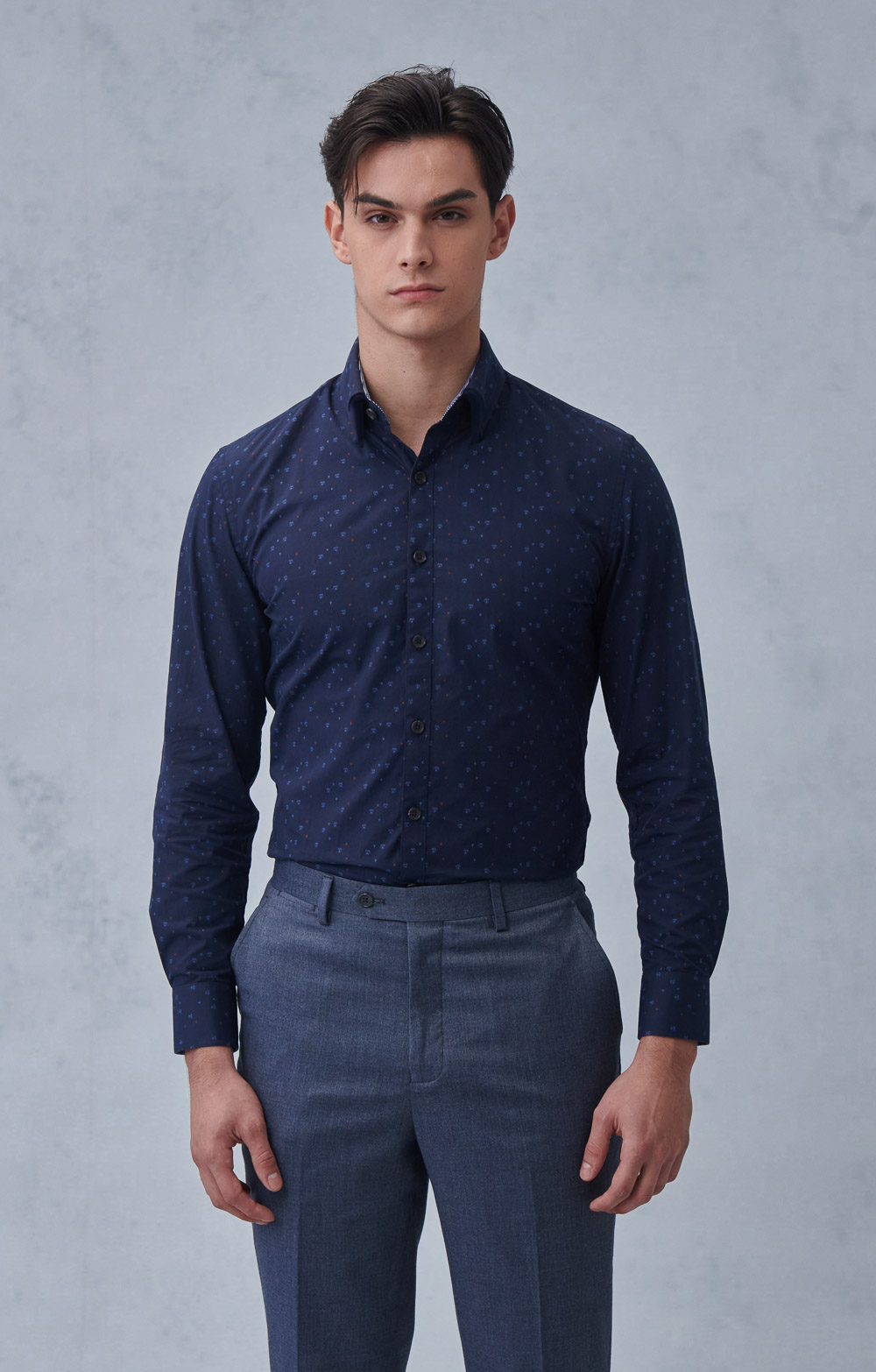 SST&C #Comfortable Cotton  Small Logo Printed Shirt | 0312212003  (Outlet)_2