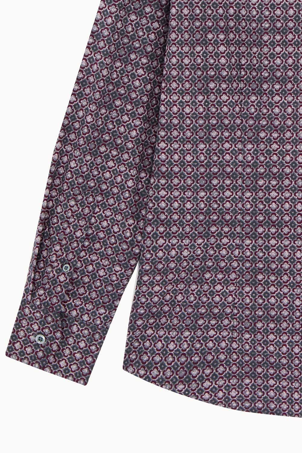 SST&C #Comfortable Cotton  Purple Flower Printed Shirt | 0312212004  (Outlet)_9
