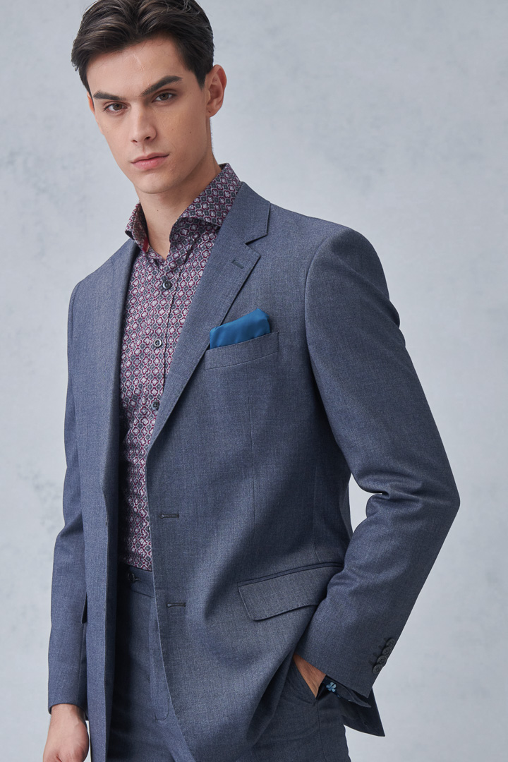SST&C Gray Classic Suit Jacket | 0112212004  (Outlet)_0