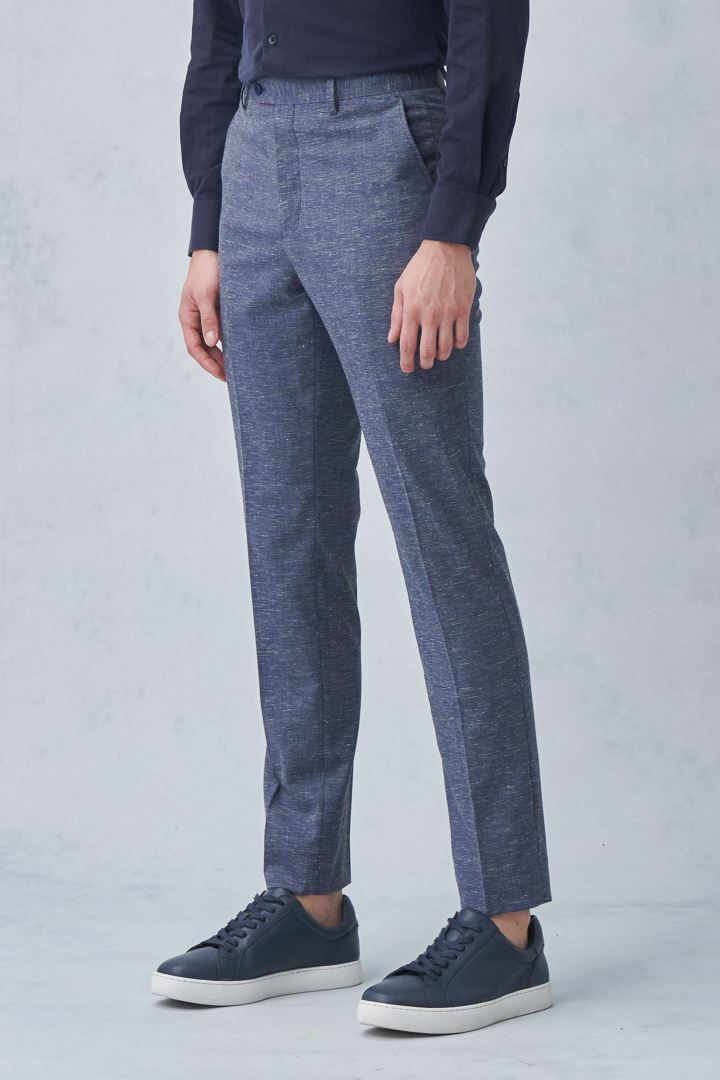SST&C Gray Welsh Check Slim Suit Trousers | 0212212001  (Outlet)_0