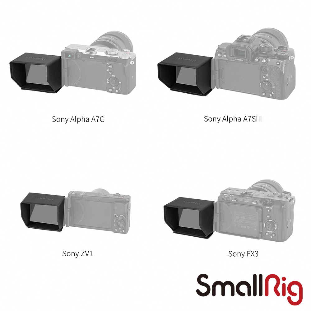 【預購】【SmallRig】3206 螢幕遮光罩 適用Sony A7S III/A7C/ZV-1/FX3 公司貨_7