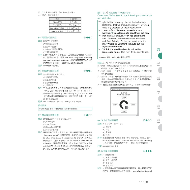 全新！新制多益TOEIC試題滿分一本通：6回完整試題＋詳解，掌握最新命題趨勢，一本搞定新制多益測驗！（附雙書裝＋2 MP3光碟＋音檔下載QR碼）_7