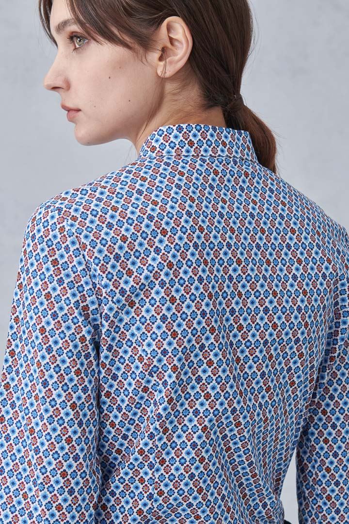 SST&C Princess Cut Geometric Print Shirt | 7562210010  (Outlet)_6