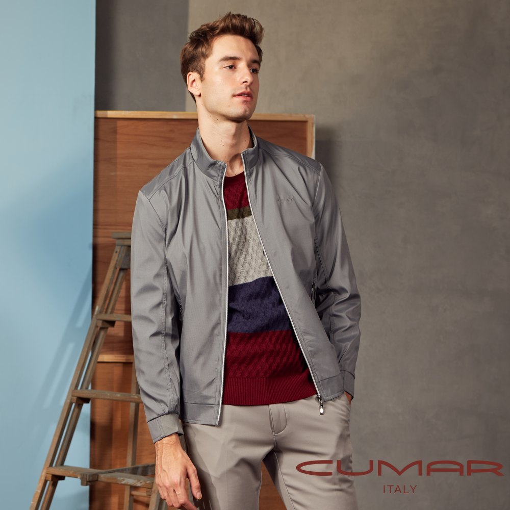 CUMAR 秋冬立領薄網裡外套/229930