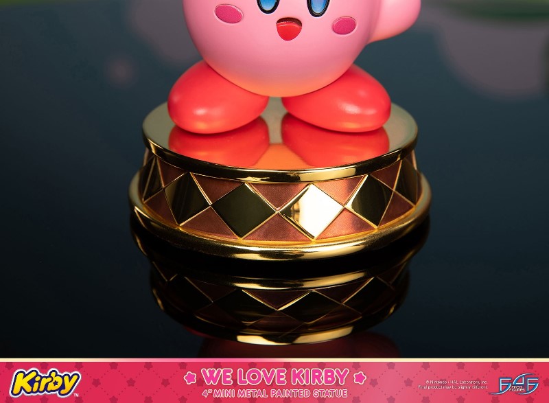First 4 Figures 星之卡比 金屬彩繪雕像 10.5公分 靜態完成品_2