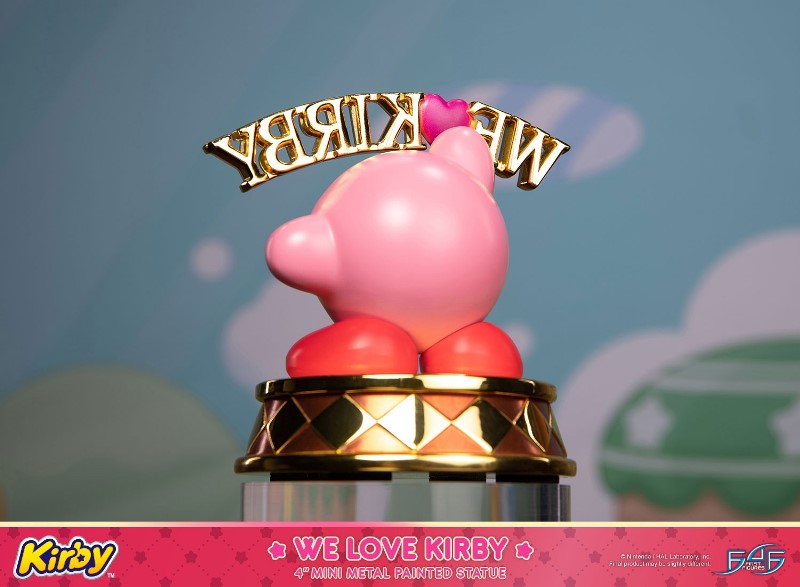 First 4 Figures 星之卡比 金屬彩繪雕像 10.5公分 靜態完成品_3