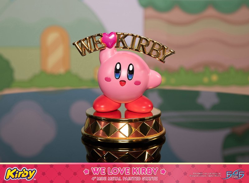 First 4 Figures 星之卡比 金屬彩繪雕像 10.5公分 靜態完成品_8