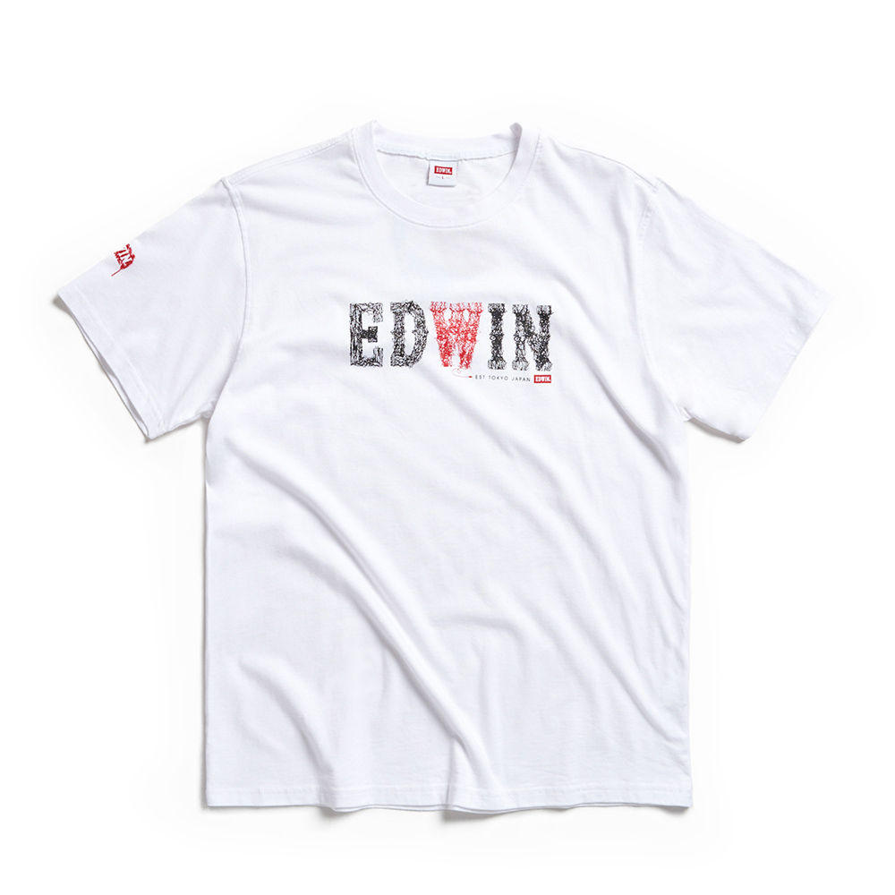 EDWIN｜EDGE｜男裝｜耳機線印花短袖T恤