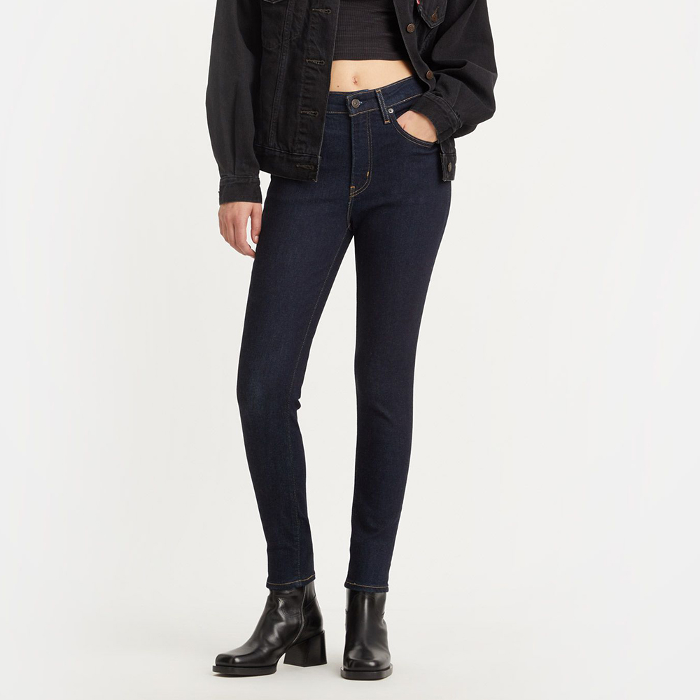 Levis 女款 721高腰緊身窄管牛仔長褲 / 原色 / 天絲棉 / 彈性布料 熱賣單品
