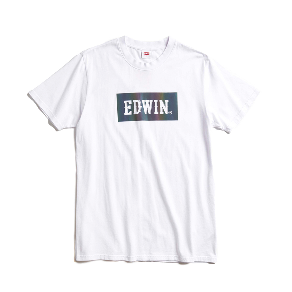 EDWIN｜男裝｜七彩印刷印花短袖T恤