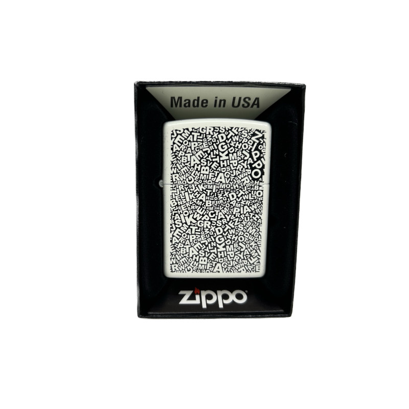 ZIPPO PF20 ZL Scattered Letters 防風打火機_0