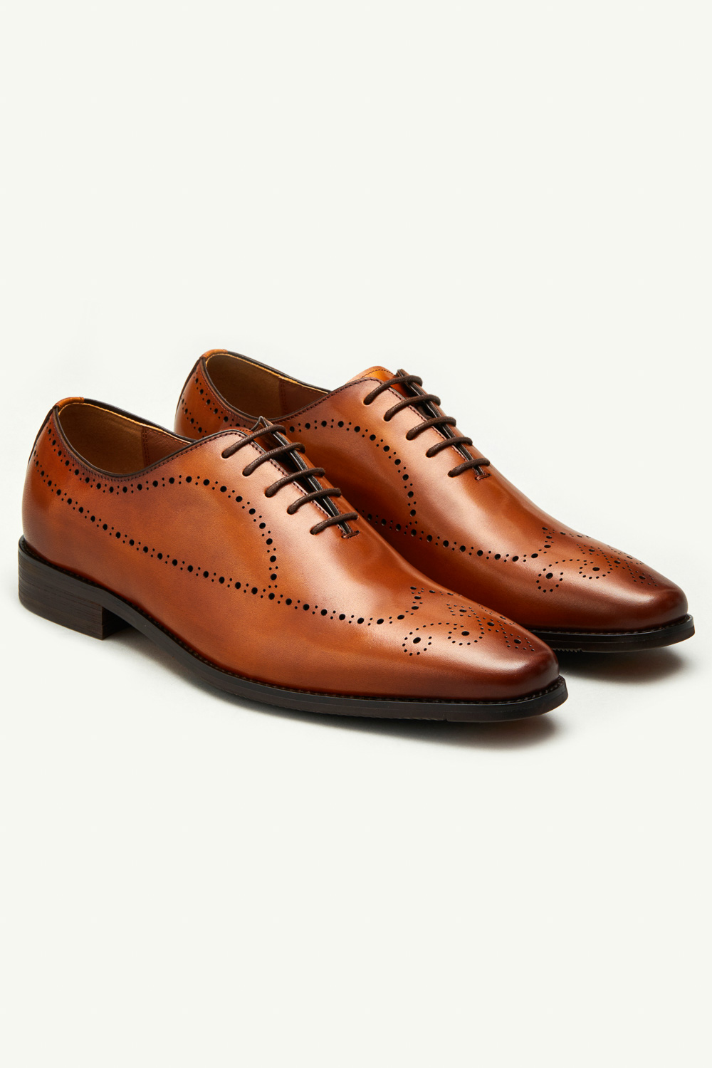 SST&C Light Coffee Oxford Shoes | 1312211002  (Outlet)_0