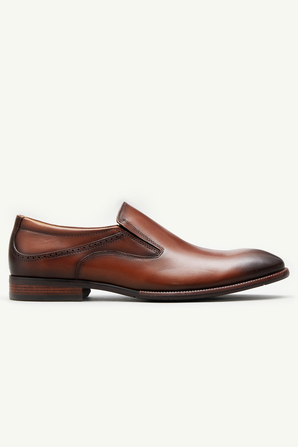 SST&C Light Coffee Classic Leather Shoes | 1312211003  (Outlet)_2