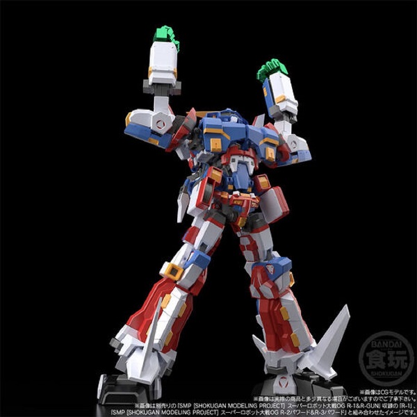 BANDAI 盒玩 SMP 超級機器人大戰OG SRX 特效配件組 組裝模型_3