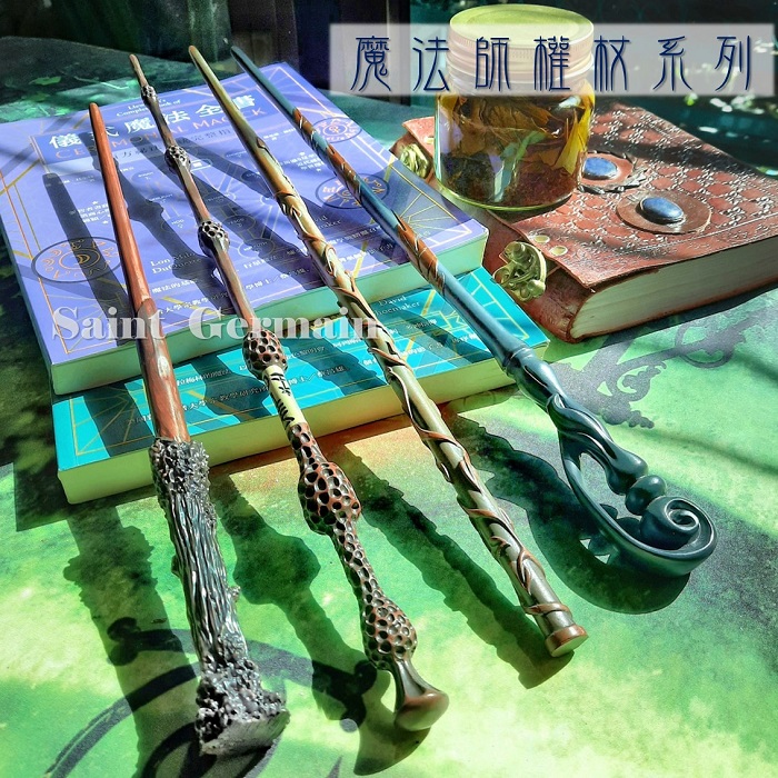 魔法師權杖系列-黃檀木魔杖 魔法杖/魔法棒/魔法師/魔法/拍攝道具/裝飾_4