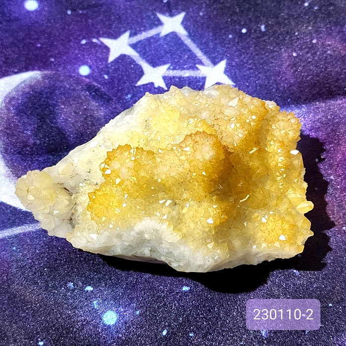 天然彩光水晶簇230110-2號~中國福建三明 ~連結基督意識，滿滿金光能量，平衡啟動太陽神經叢~_3