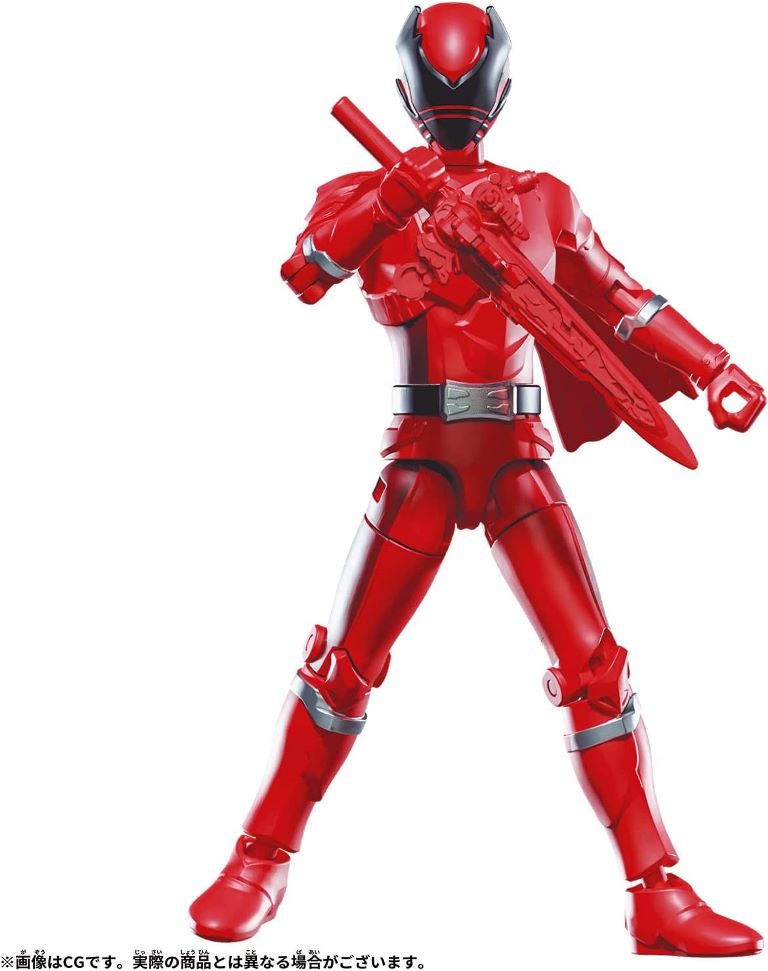 BANDAI 帝王戰隊 可動公仔 工業王國 鐵血的亞瑟歐尼亞 紅戰士&機器套組_3