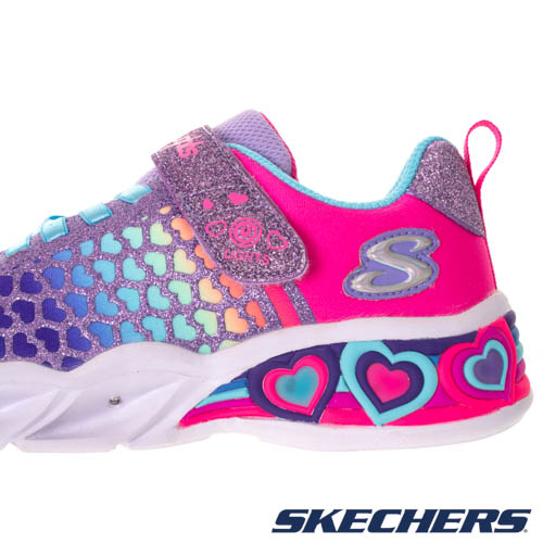 SKECHERS 女童系列燈鞋 SWEETHEART LIGHTS - 302312LPRMT_6