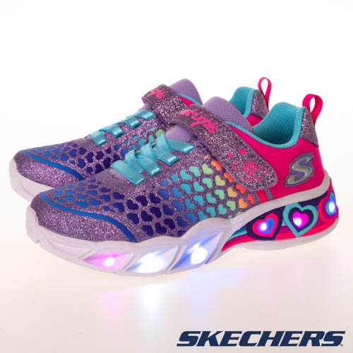 SKECHERS 女童系列燈鞋 SWEETHEART LIGHTS - 302312LPRMT_7