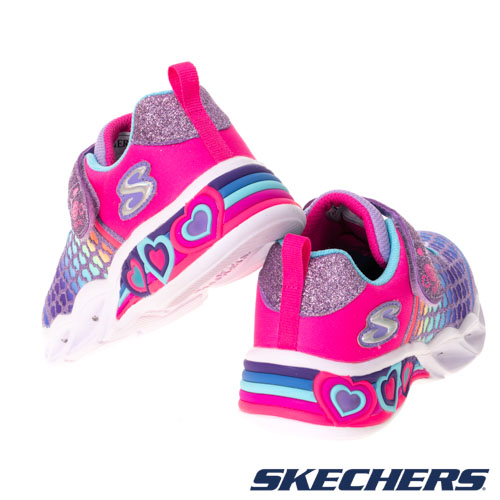 SKECHERS 女童系列燈鞋 SWEETHEART LIGHTS - 302312LPRMT_8