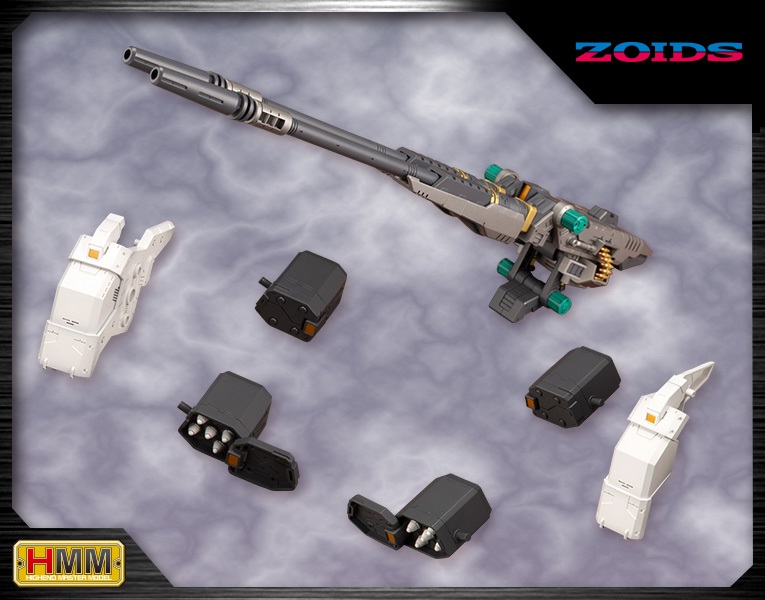 Kotobukiya 壽屋 1/72 HMM 機獸新世紀 ZOIDS 洛伊德 訂製零件 雙狙擊步槍 ＆ AZ5連裝飛彈艙組 組裝模型_0