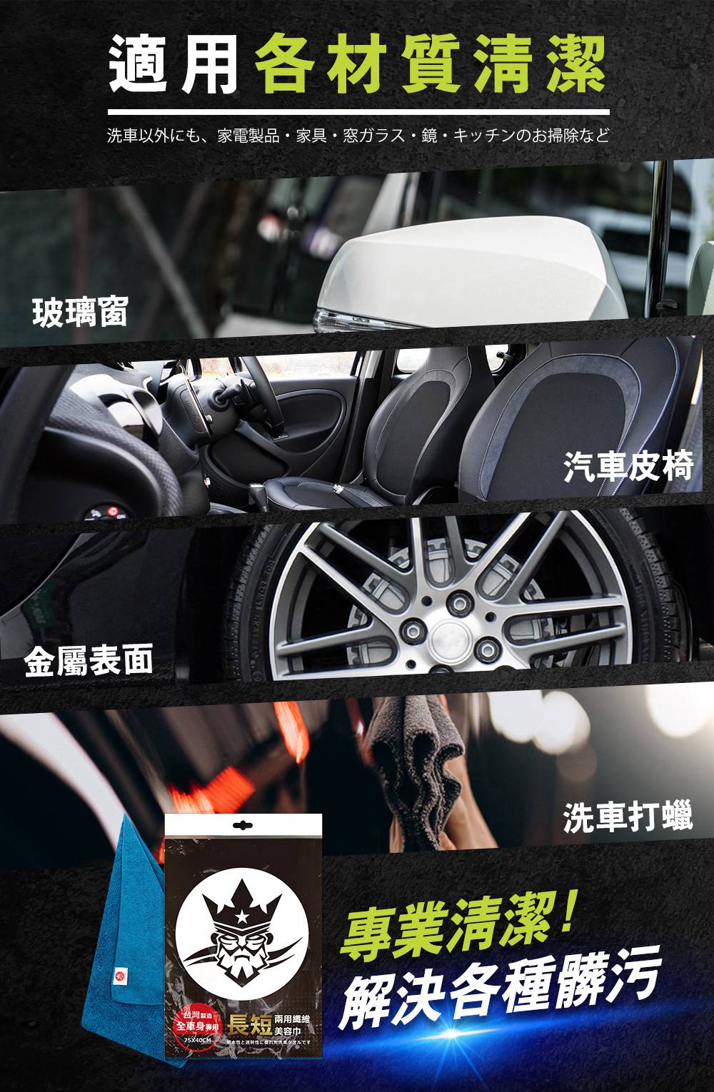【WaterPro】長短兩用纖維美容布｜吸水｜打蠟｜多功能｜ＭＩＴ_3