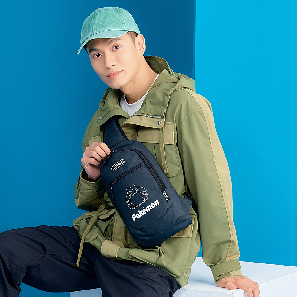 OUTDOOR】寶可夢Pokemon-夜光卡比獸單肩包-碳灰色ODGO22O02CL｜屏東市