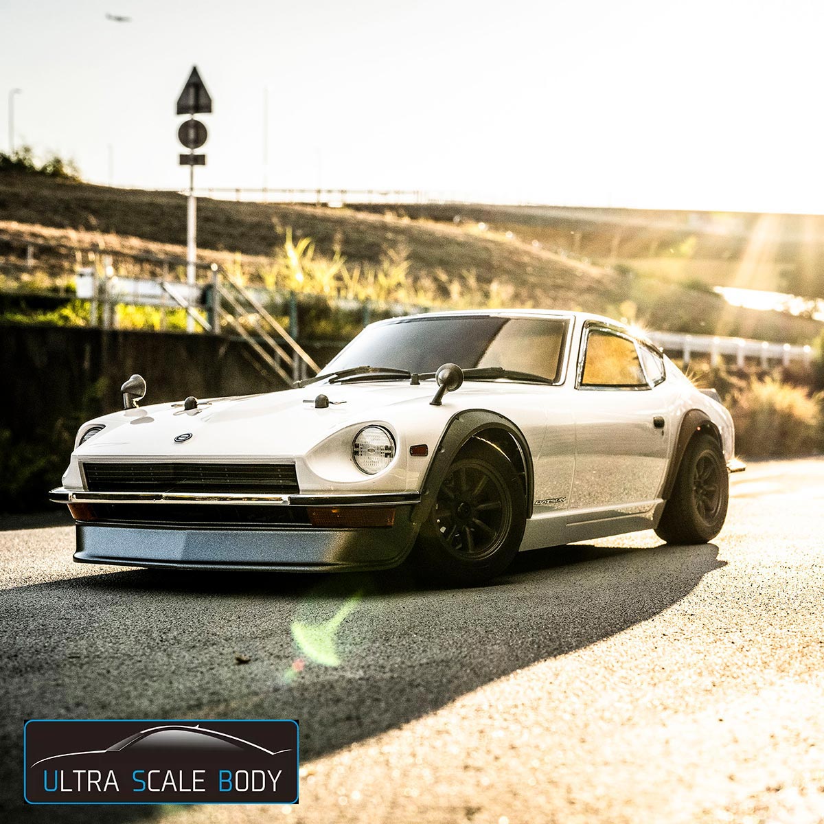 【原訂價11300】34427T1 1/10 EP FAZER MK2 FZ02 1971 DATSUN 240Z Tuned Ver. White全套組_0