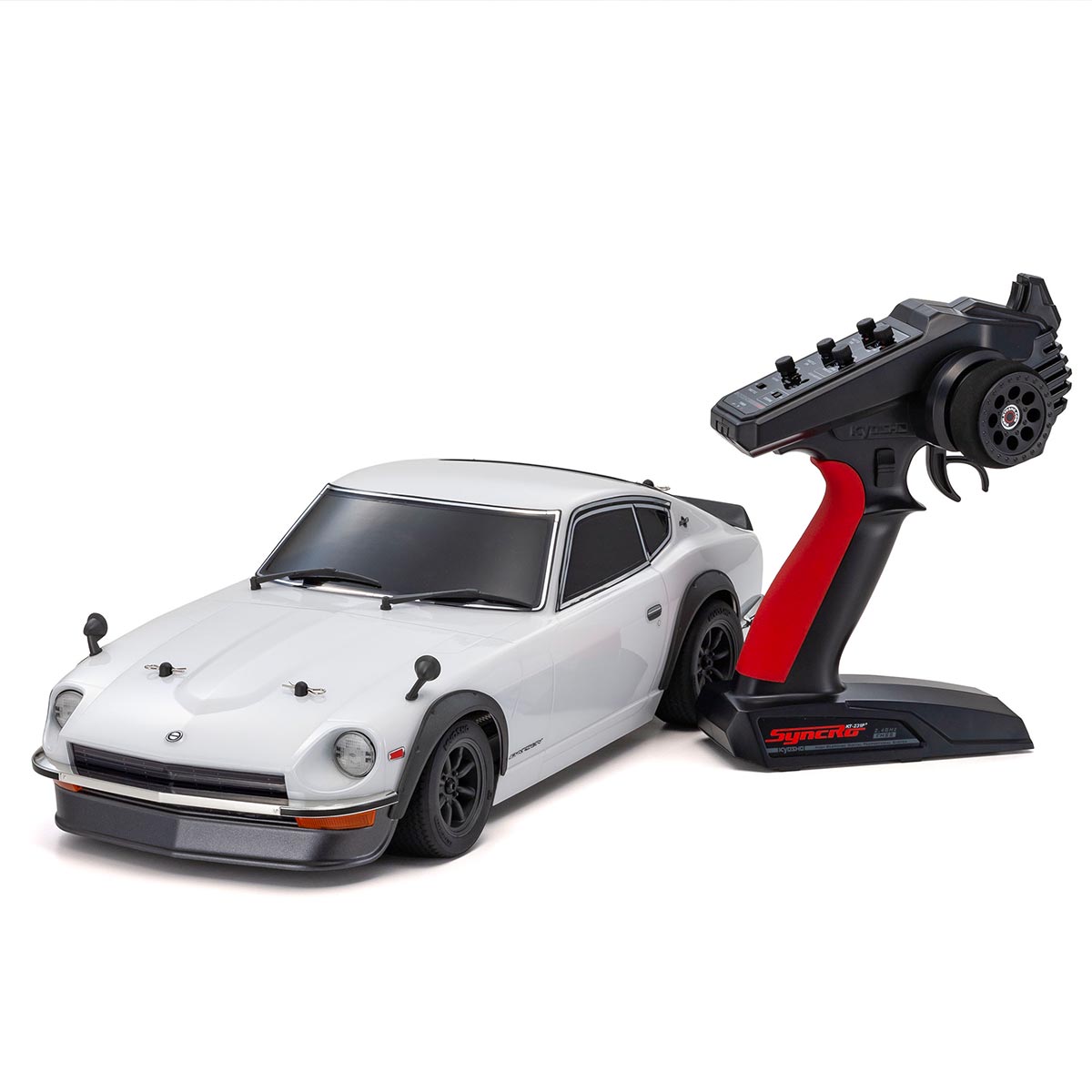 【原訂價11300】34427T1 1/10 EP FAZER MK2 FZ02 1971 DATSUN 240Z Tuned Ver. White全套組_2