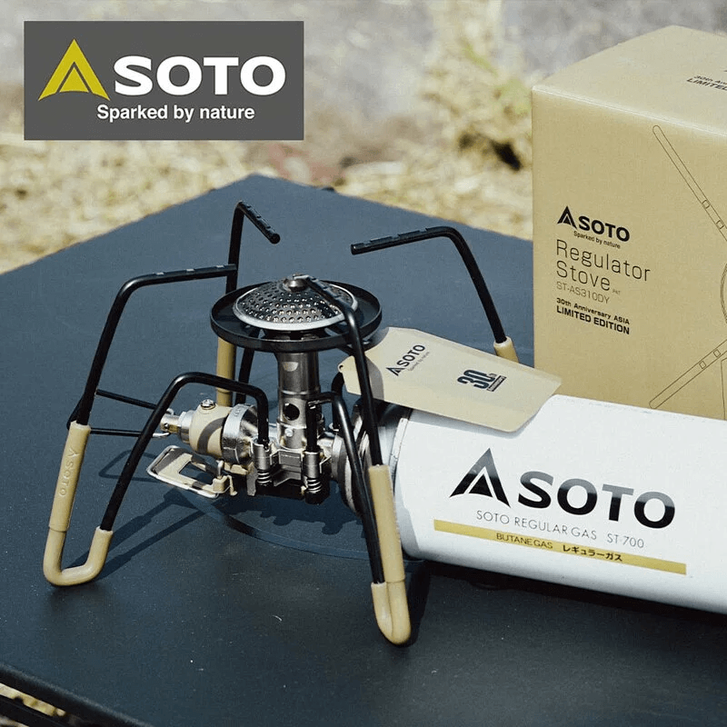 SOTO 日本 ST-AS310DY 30週年紀念 迷你輕便型 戶外休閒爐  蜘蛛爐 瓦斯爐 (附收納袋)_3