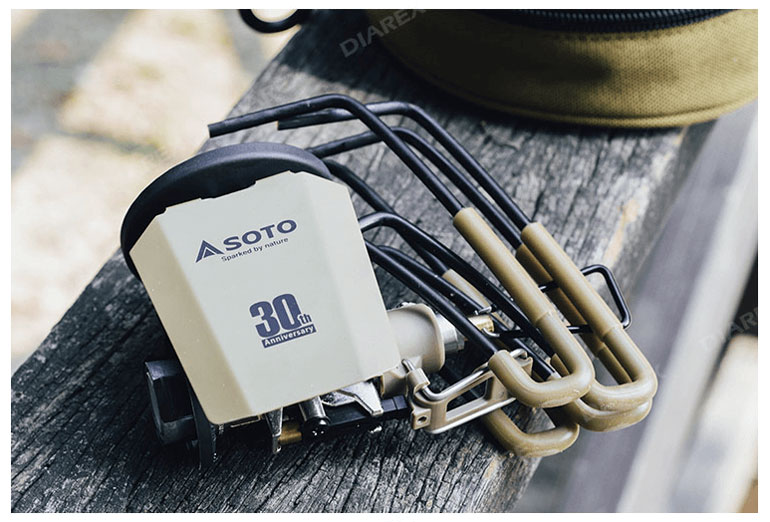 SOTO 日本 ST-AS310DY 30週年紀念 迷你輕便型 戶外休閒爐  蜘蛛爐 瓦斯爐 (附收納袋)_6