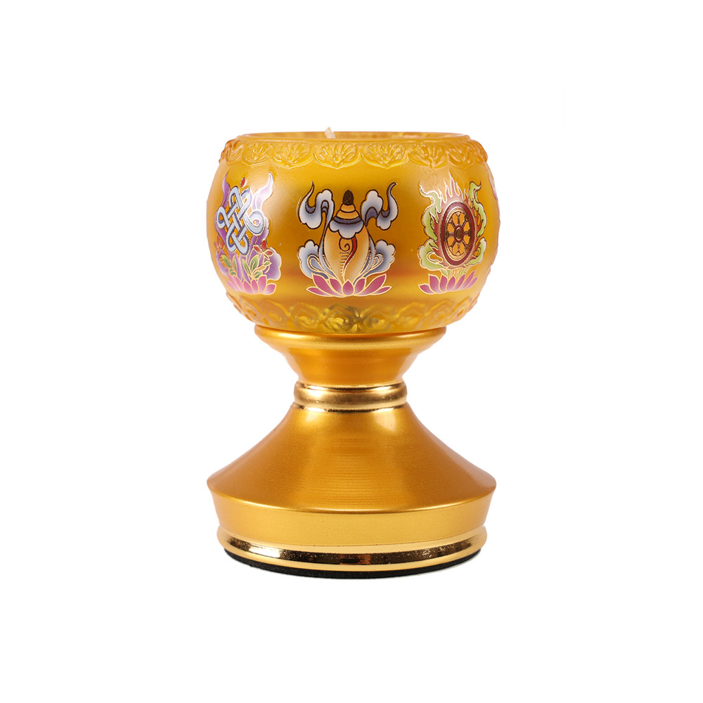 八吉祥酥油燈座（限海外直購）lamp holder_2