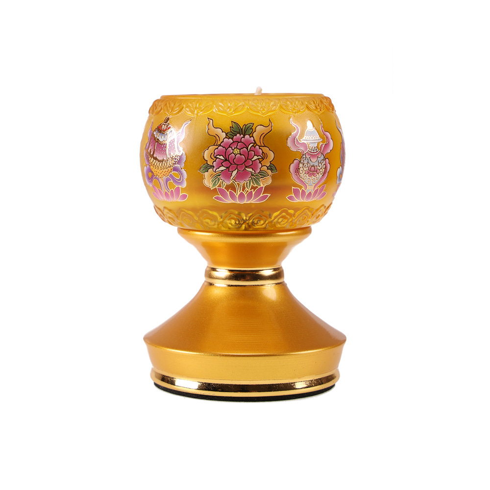 八吉祥酥油燈座（限海外直購）lamp holder_3