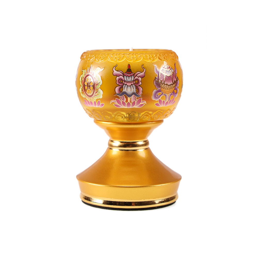 八吉祥酥油燈座（限海外直購）lamp holder_4