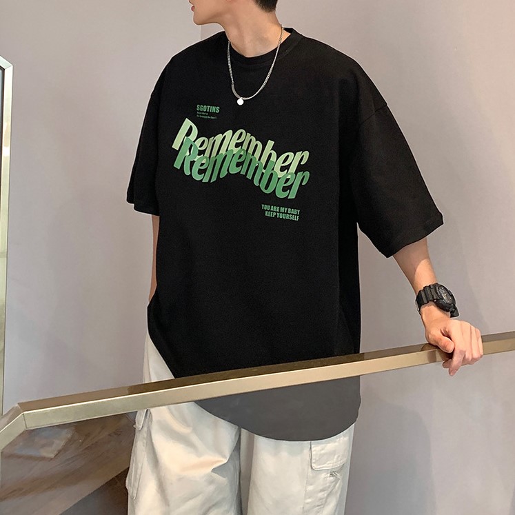 還記得那年夏天嗎?純棉落肩短TEE_0